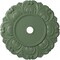Ekena Millwork Angel Ceiling Medallion (Canopies up to 15 3/4"), 32 1/4"OD x 3 5/8"ID x 1 1/8"P, Athenian Green CM32ANAGF - alternate 1